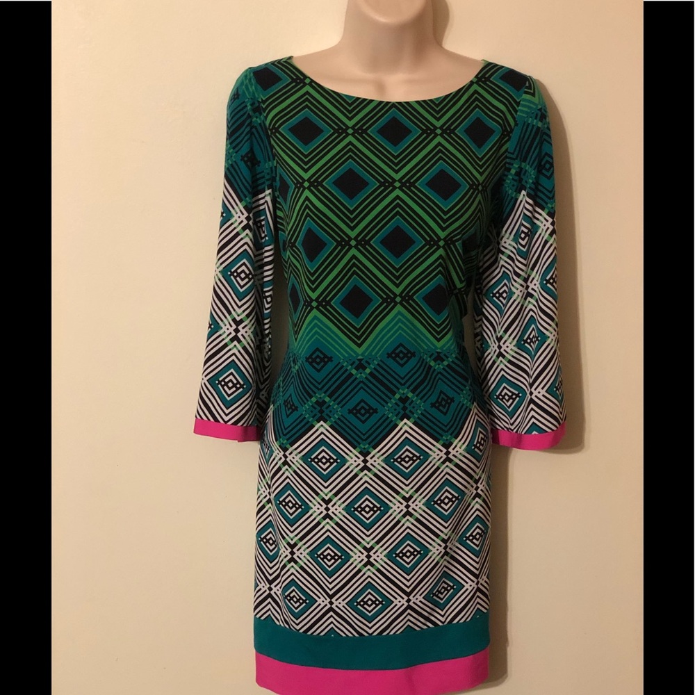 🔵Bright & colorful dress
